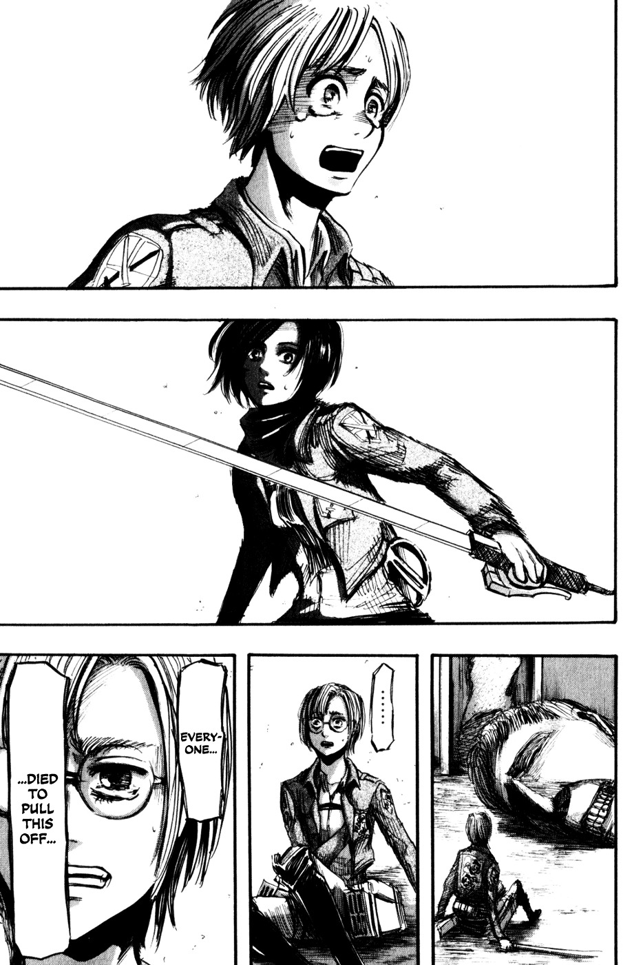 Attack on Titan manga, chapter 14, page 43 of 53