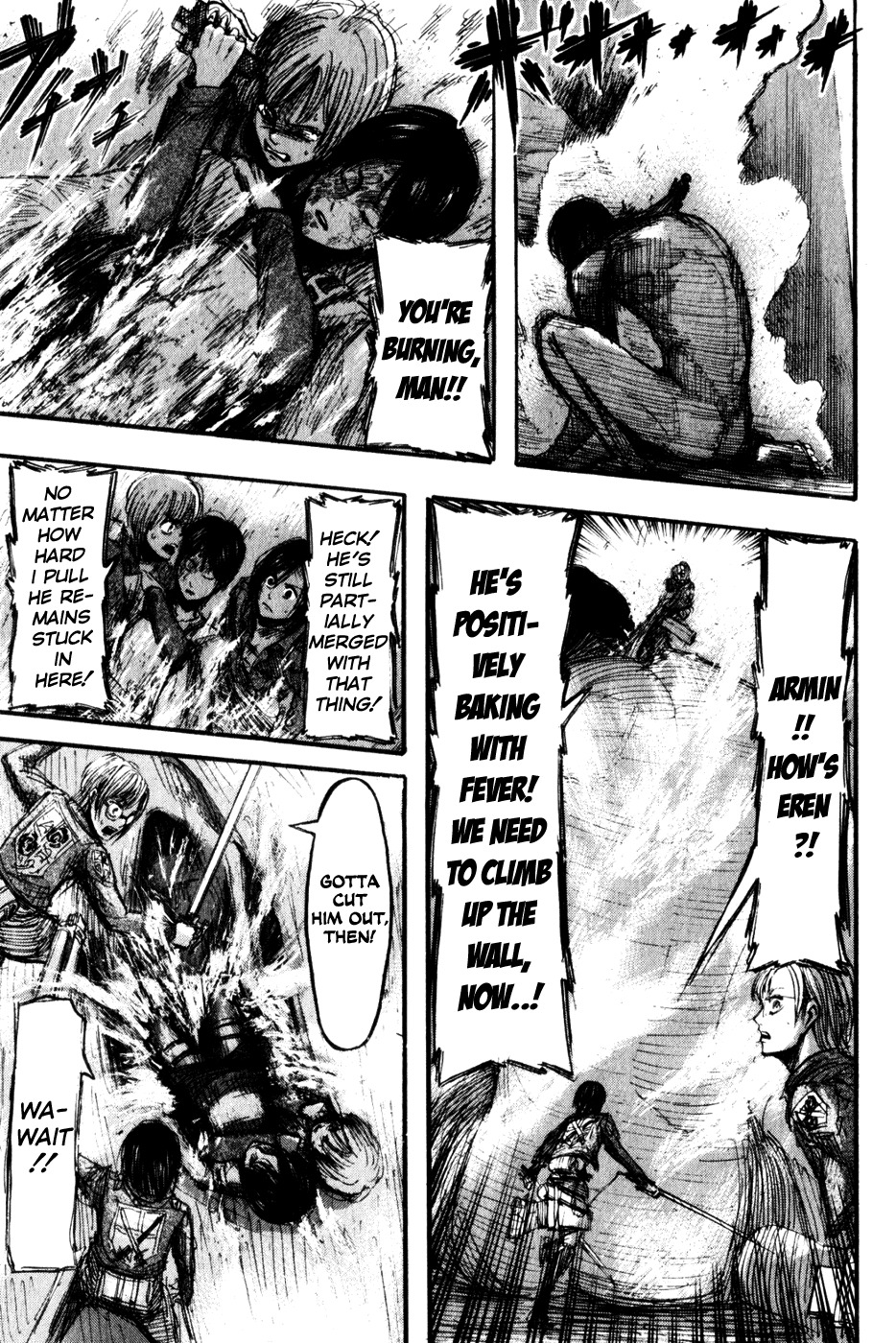 Attack on Titan manga, chapter 14, page 45 of 53