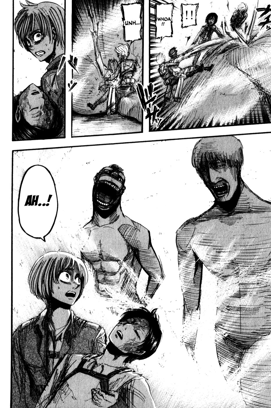 Attack on Titan manga, chapter 14, page 46 of 53
