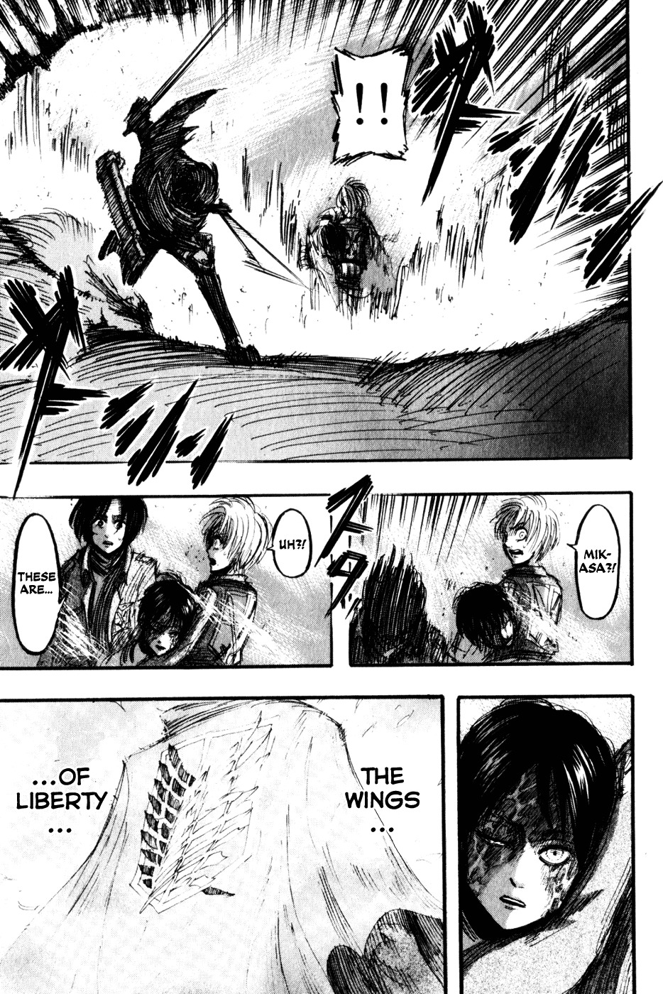 Attack on Titan manga, chapter 14, page 49 of 53