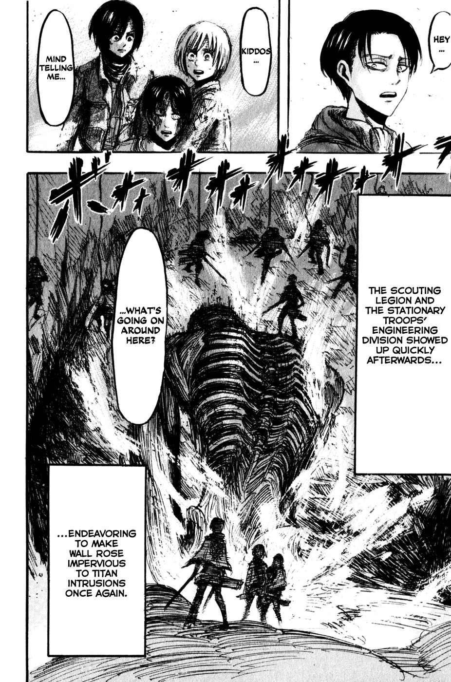 Attack on Titan manga, chapter 14, page 51 of 53