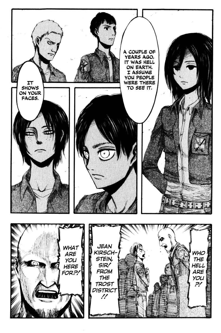 Attack on Titan manga, chapter 15, page 10 of 38
