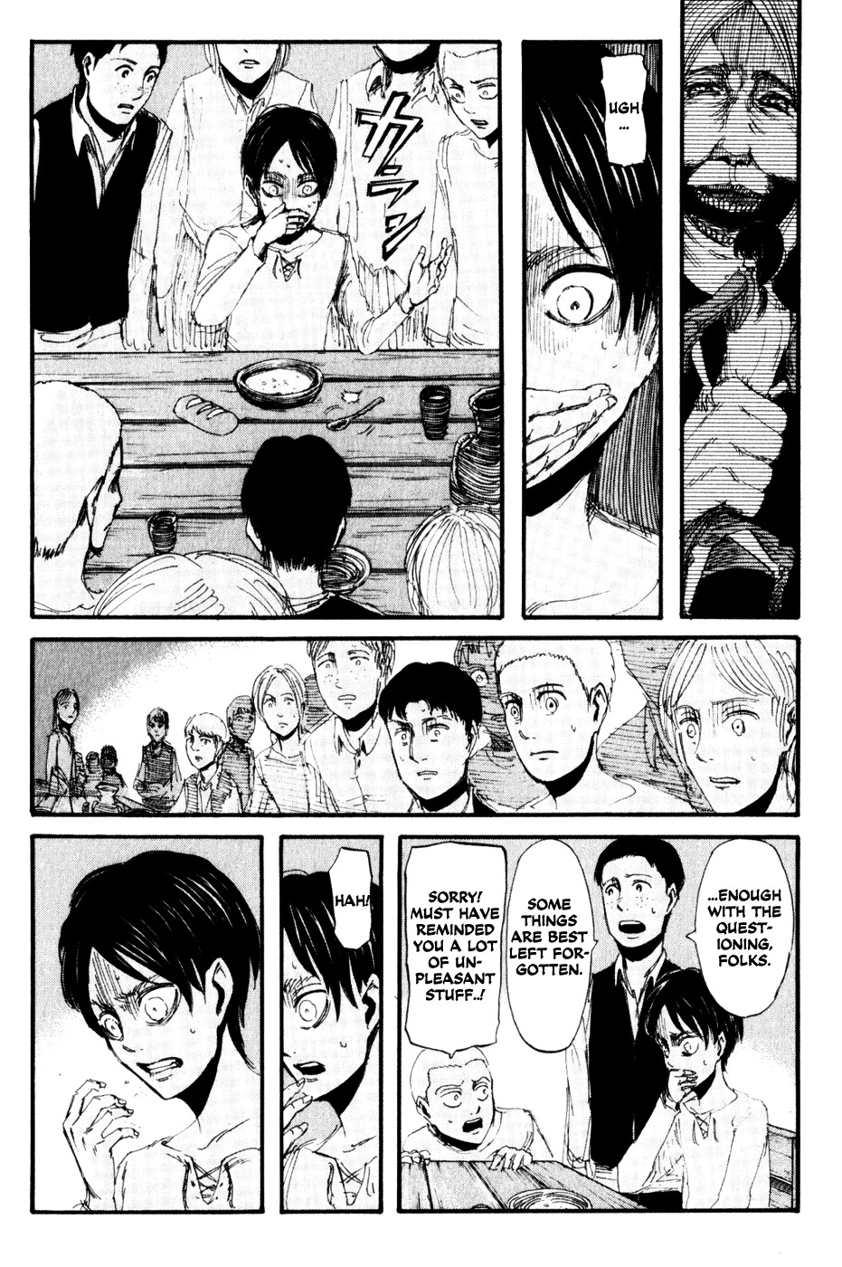 Attack on Titan manga, chapter 15, page 21 of 38