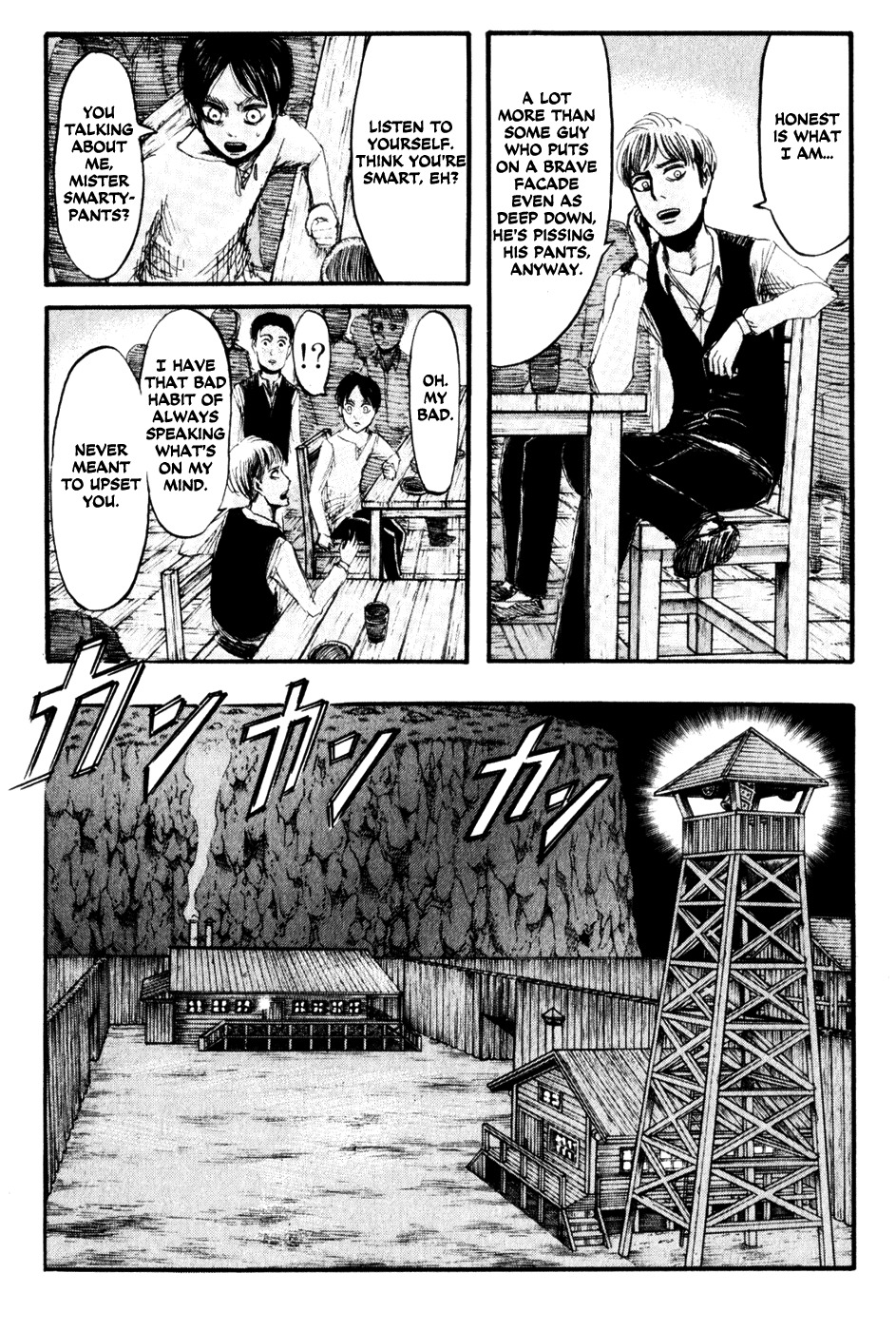 Attack on Titan manga, chapter 15, page 24 of 38
