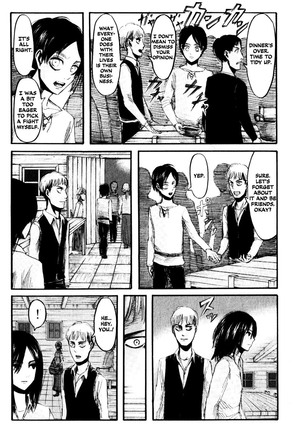 Attack on Titan manga, chapter 15, page 25 of 38