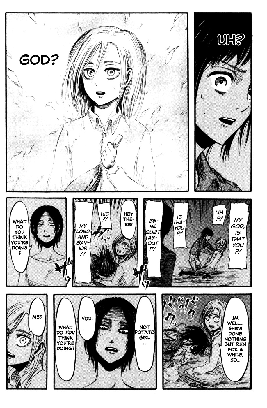 Attack on Titan manga, chapter 15, page 31 of 38