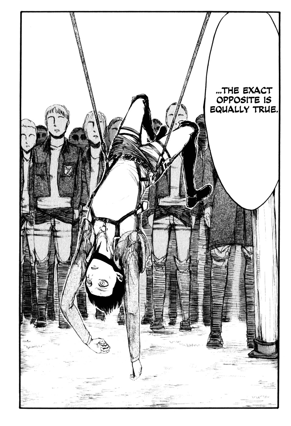 Attack on Titan manga, chapter 15, page 36 of 38