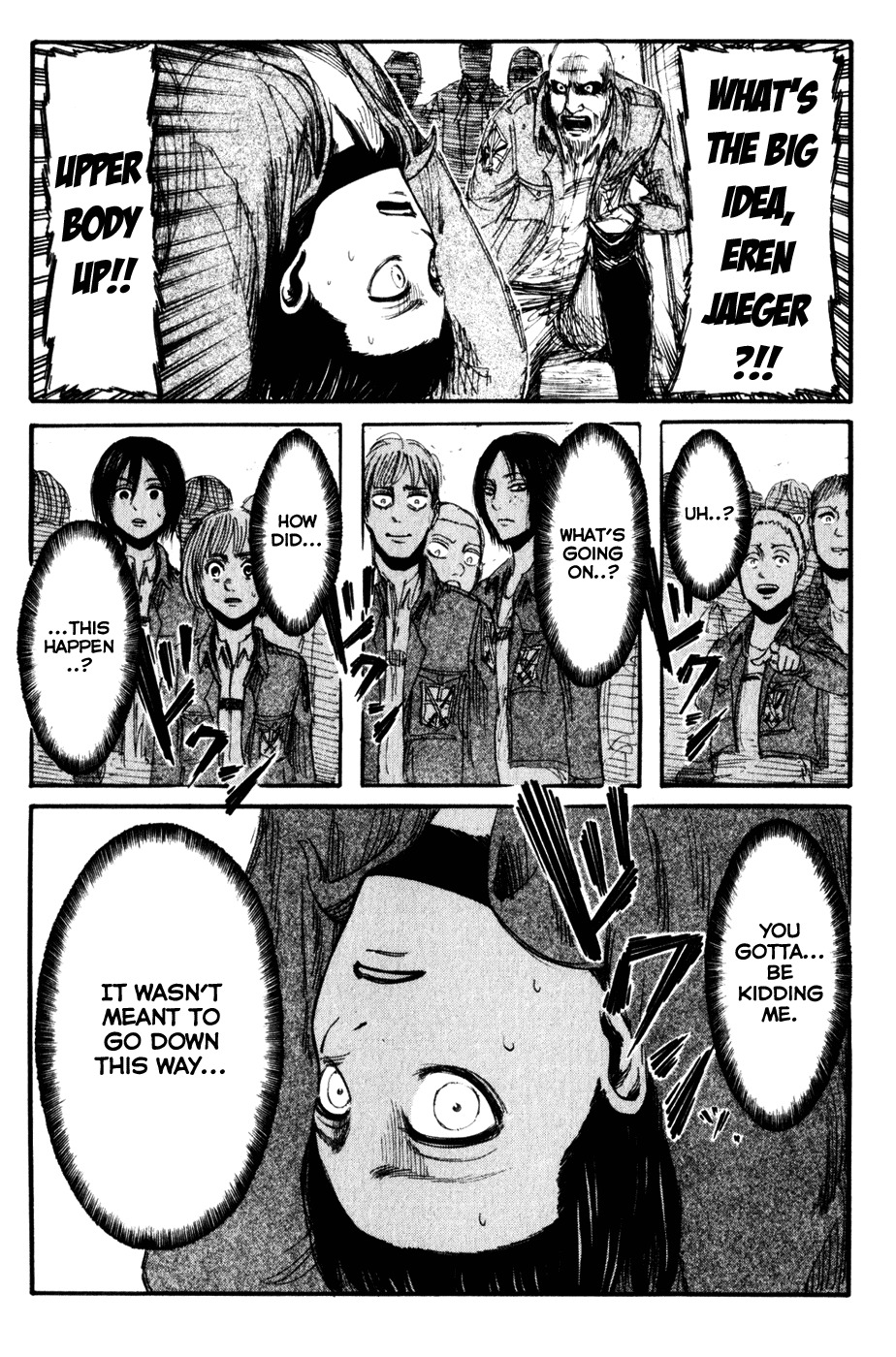 Attack on Titan manga, chapter 15, page 37 of 38