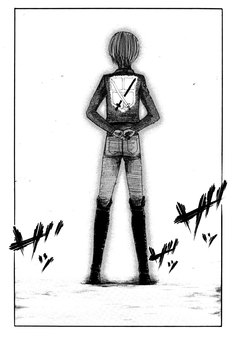 Attack on Titan manga, chapter 15, page 4 of 38