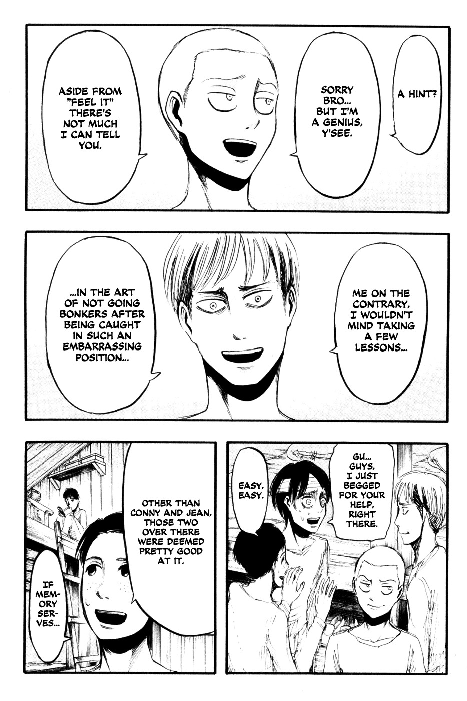 Attack on Titan manga, chapter 16, page 11 of 32