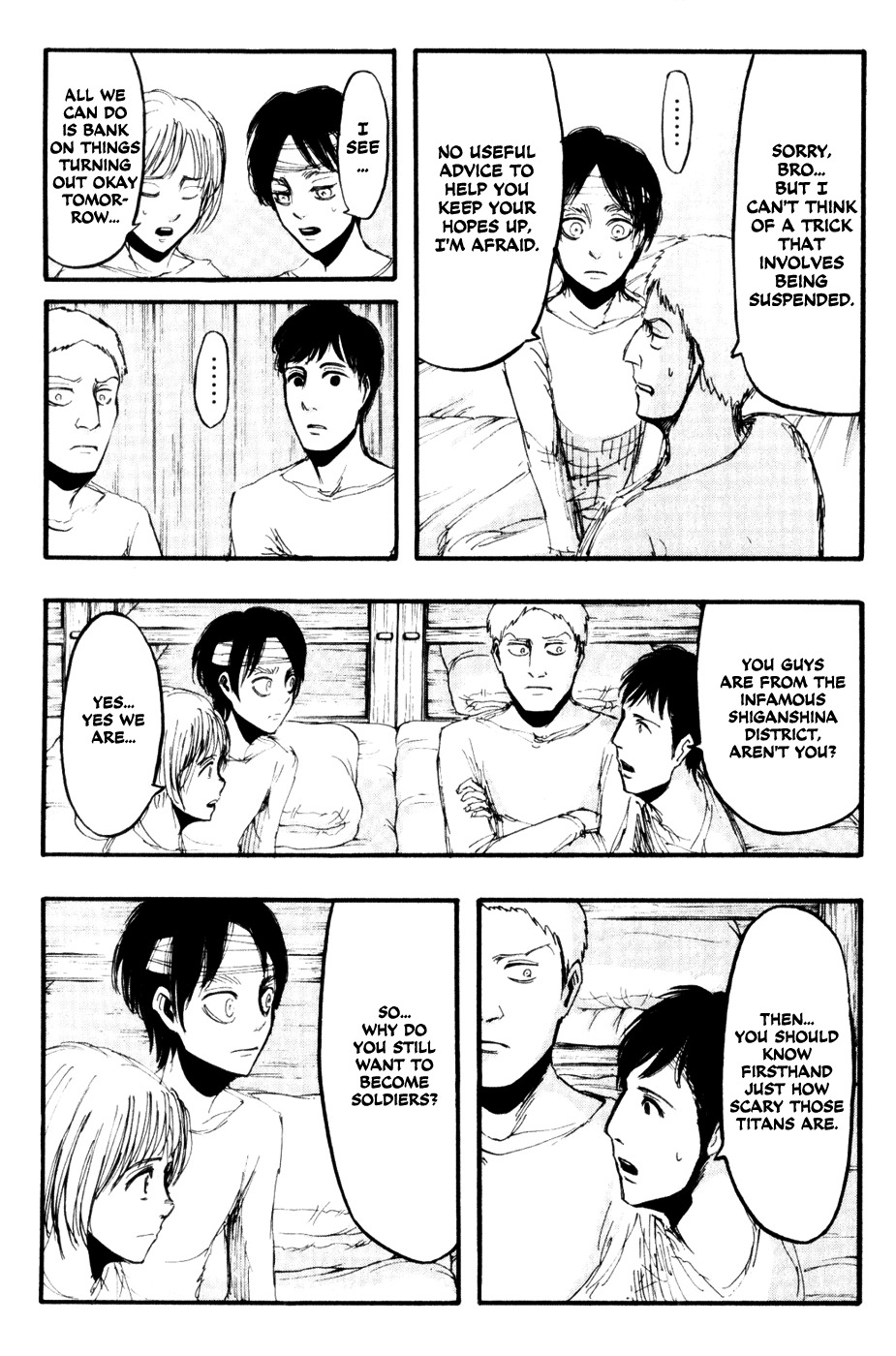 Attack on Titan manga, chapter 16, page 13 of 32