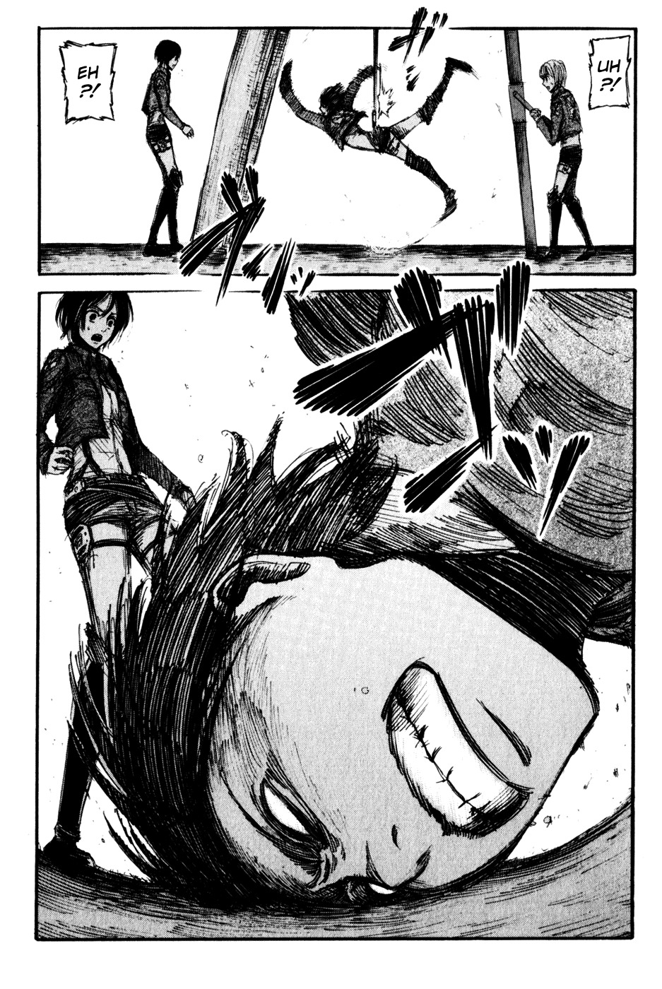 Attack on Titan manga, chapter 16, page 2 of 32