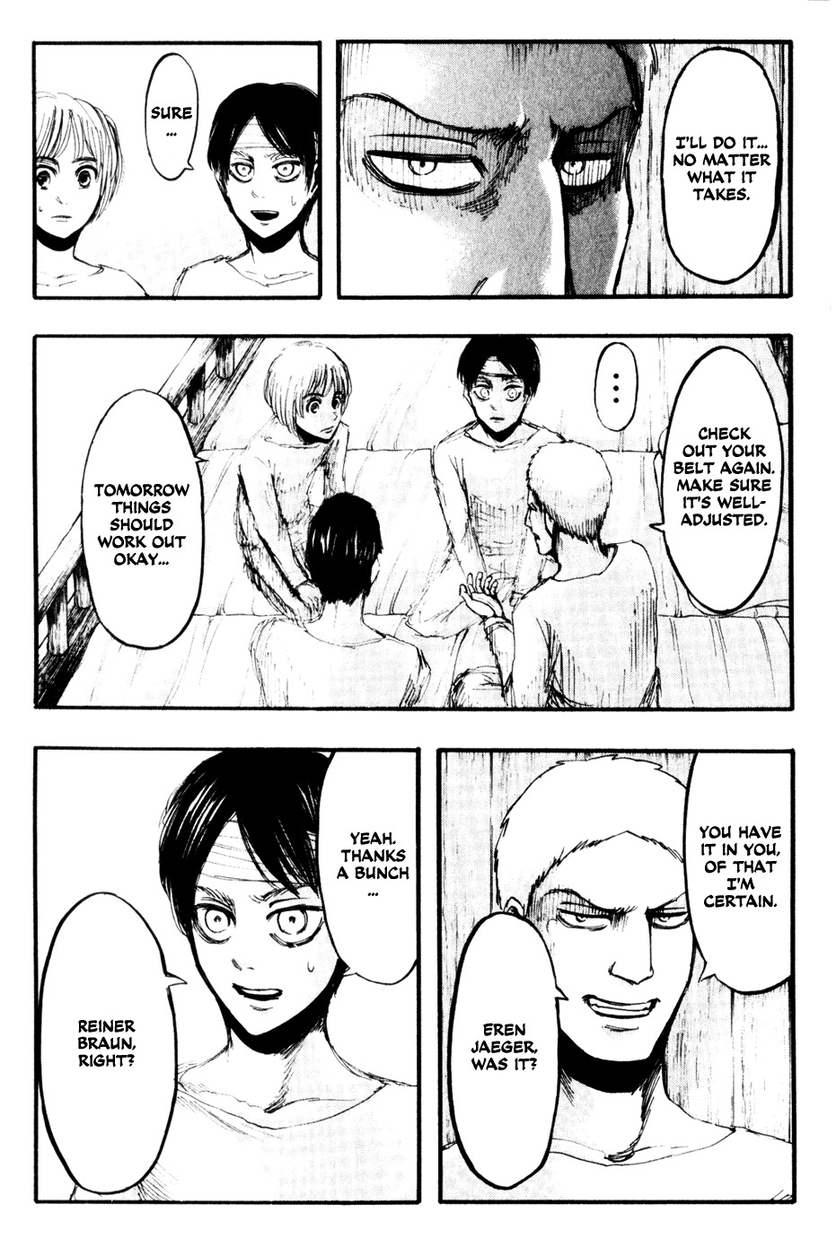 Attack on Titan manga, chapter 16, page 21 of 32