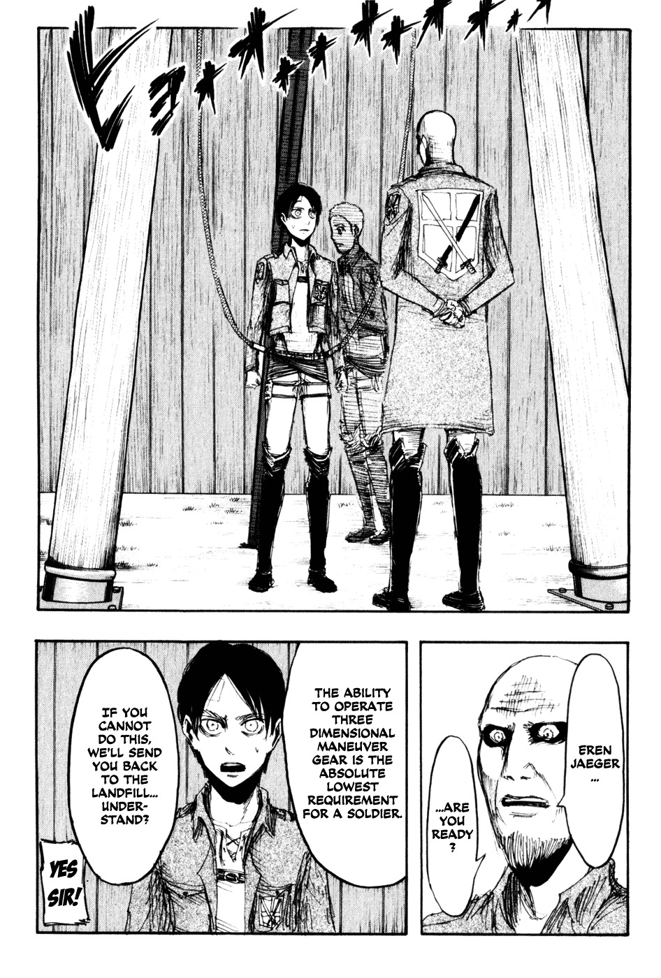 Attack on Titan manga, chapter 16, page 22 of 32