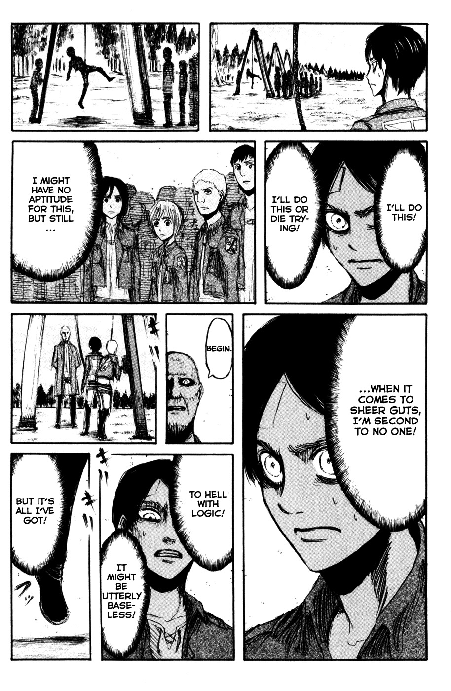 Attack on Titan manga, chapter 16, page 23 of 32
