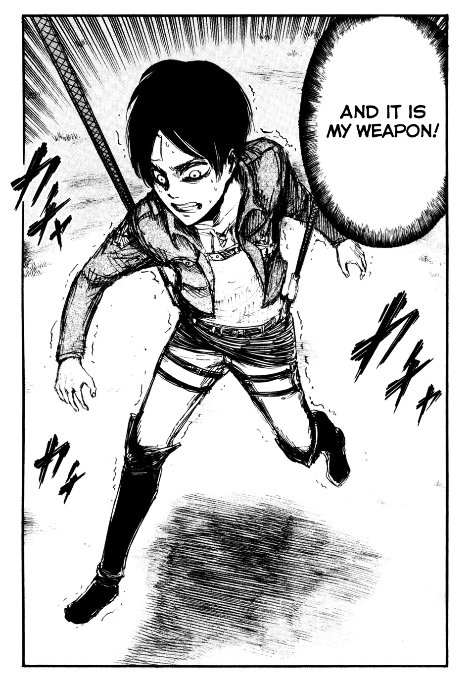 Attack on Titan manga, chapter 16, page 24 of 32