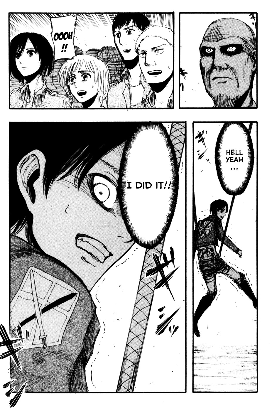 Attack on Titan manga, chapter 16, page 25 of 32