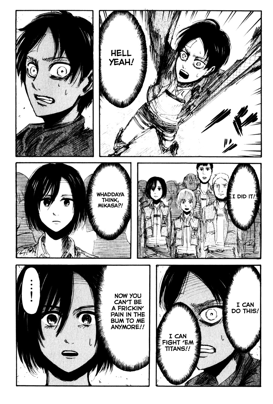 Attack on Titan manga, chapter 16, page 30 of 32