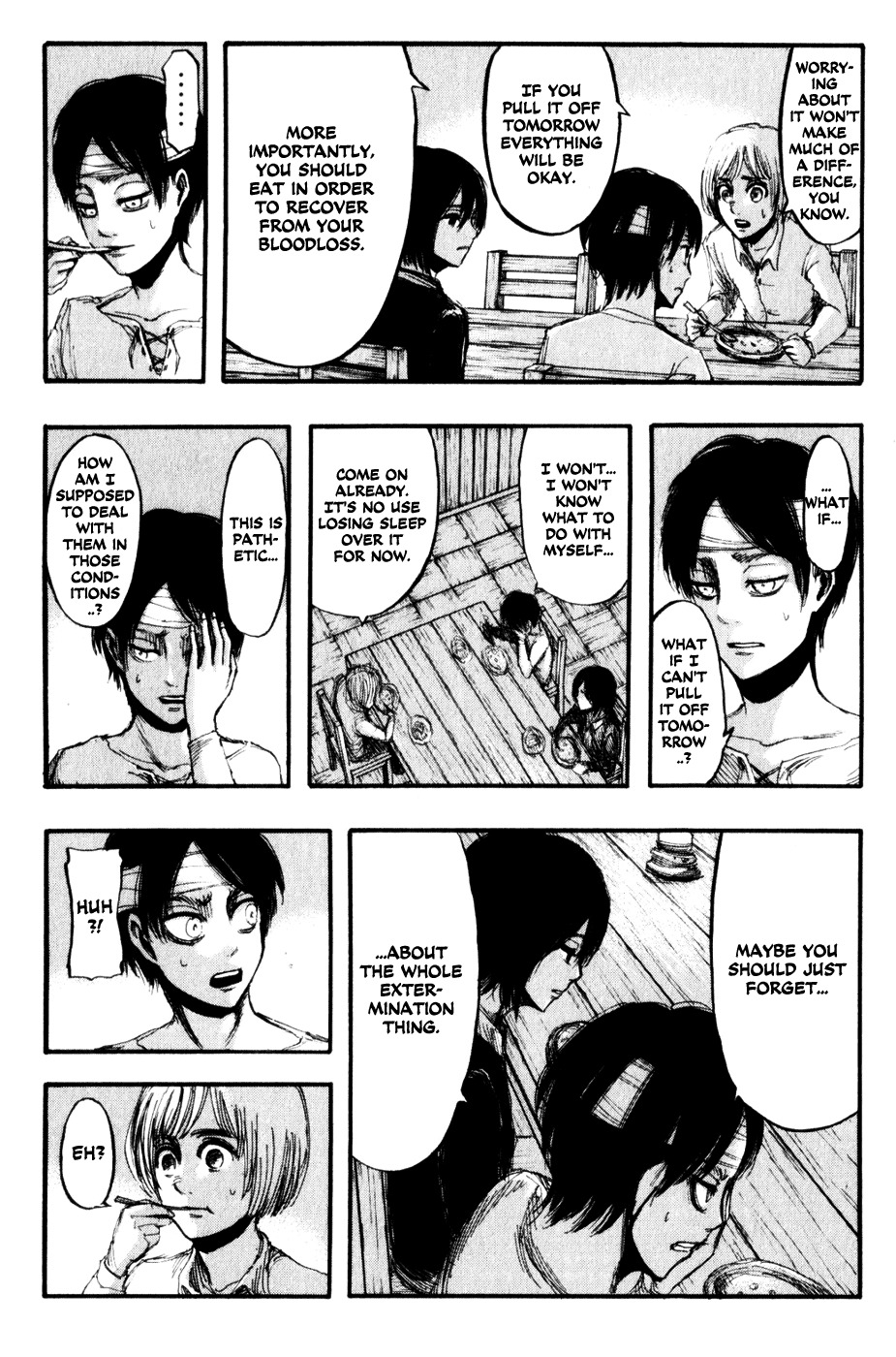 Attack on Titan manga, chapter 16, page 5 of 32