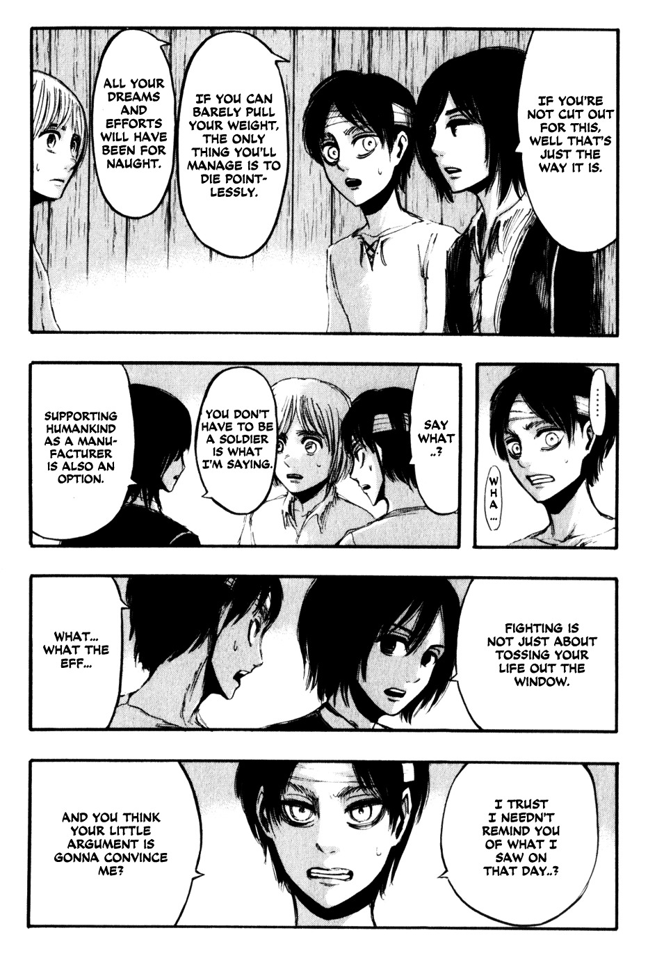 Attack on Titan manga, chapter 16, page 6 of 32