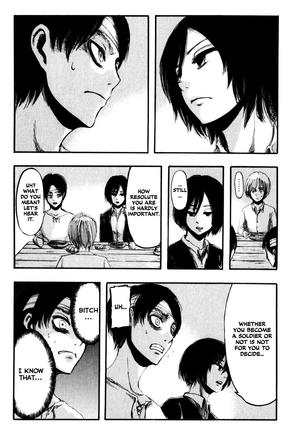 Attack on Titan manga, chapter 16, page 7 of 32