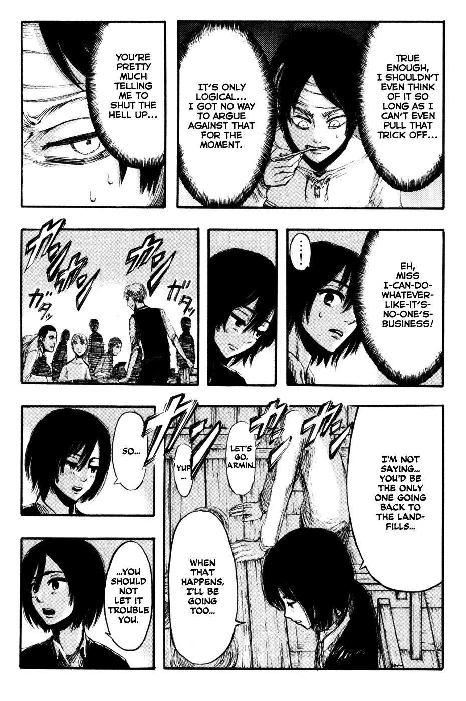 Attack on Titan manga, chapter 16, page 8 of 32