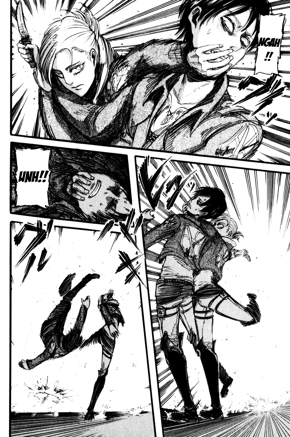 Attack on Titan manga, chapter 17, page 12 of 34