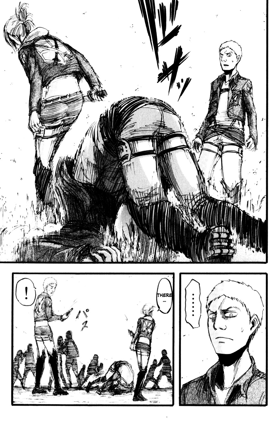 Attack on Titan manga, chapter 17, page 13 of 34