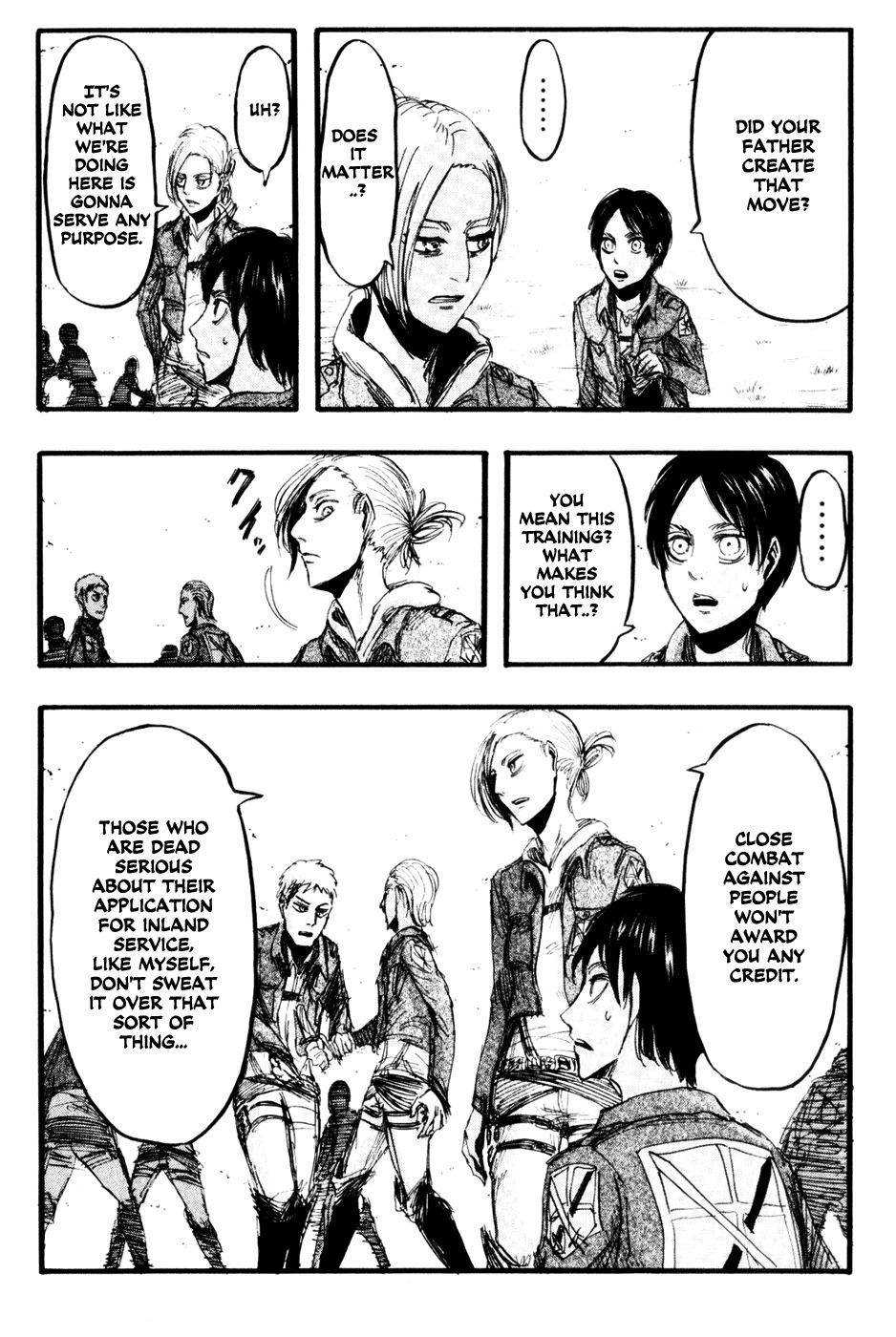 Attack on Titan manga, chapter 17, page 16 of 34