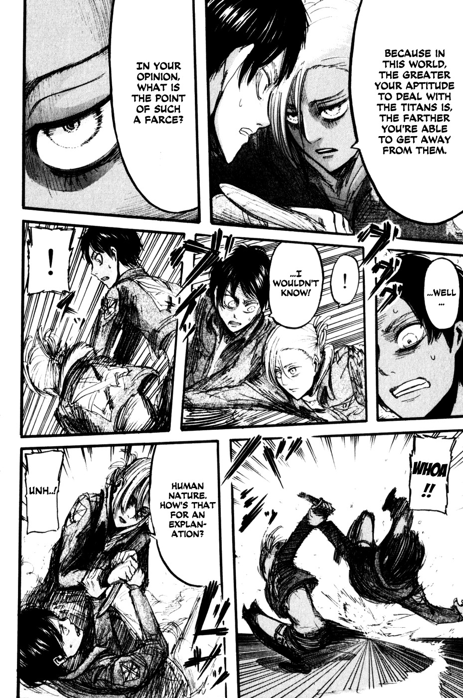 Attack on Titan manga, chapter 17, page 18 of 34