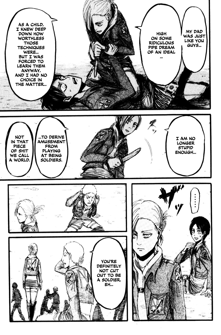 Attack on Titan manga, chapter 17, page 19 of 34