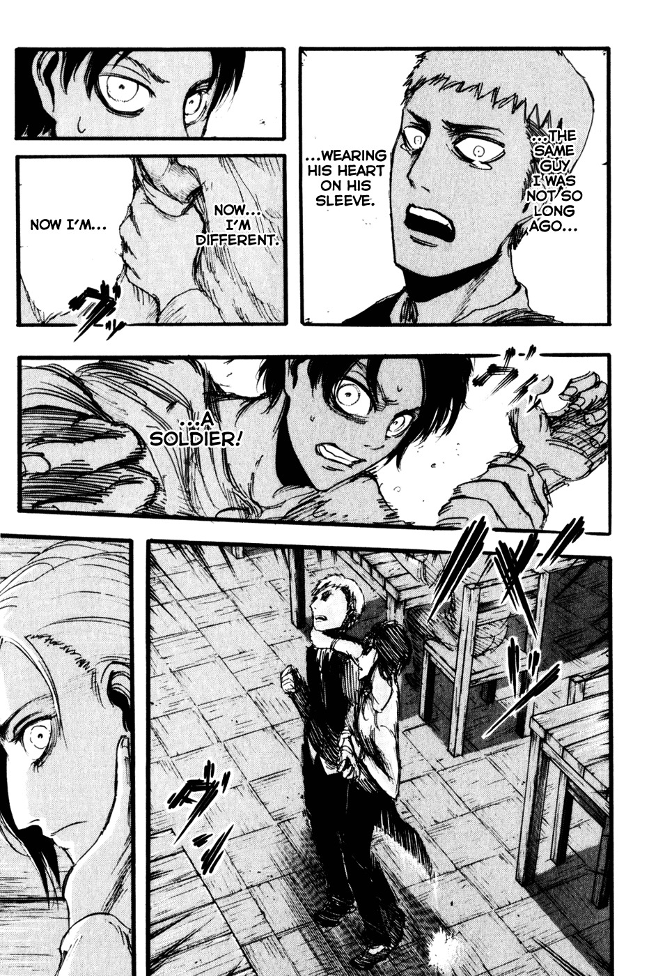 Attack on Titan manga, chapter 17, page 25 of 34