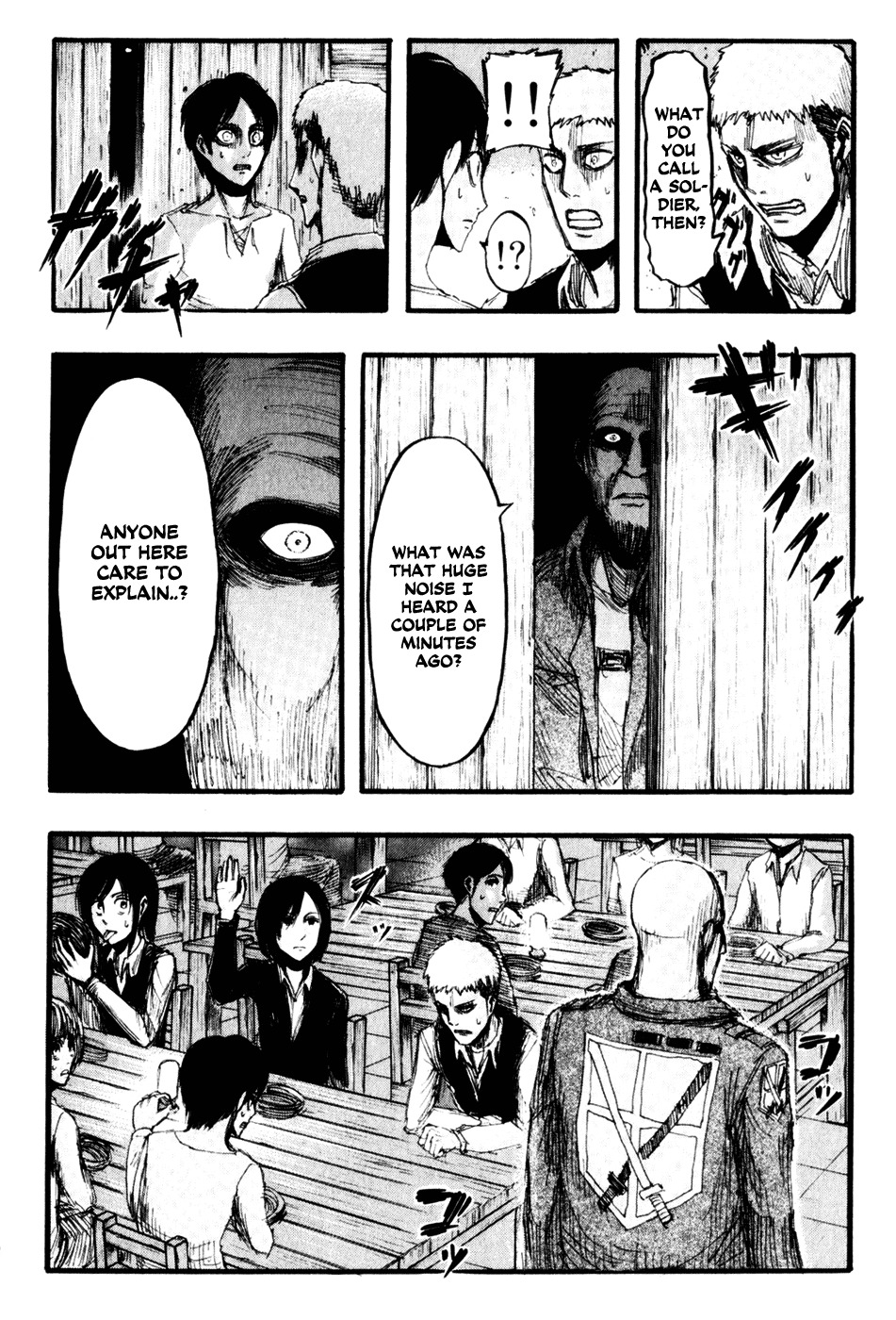 Attack on Titan manga, chapter 17, page 28 of 34