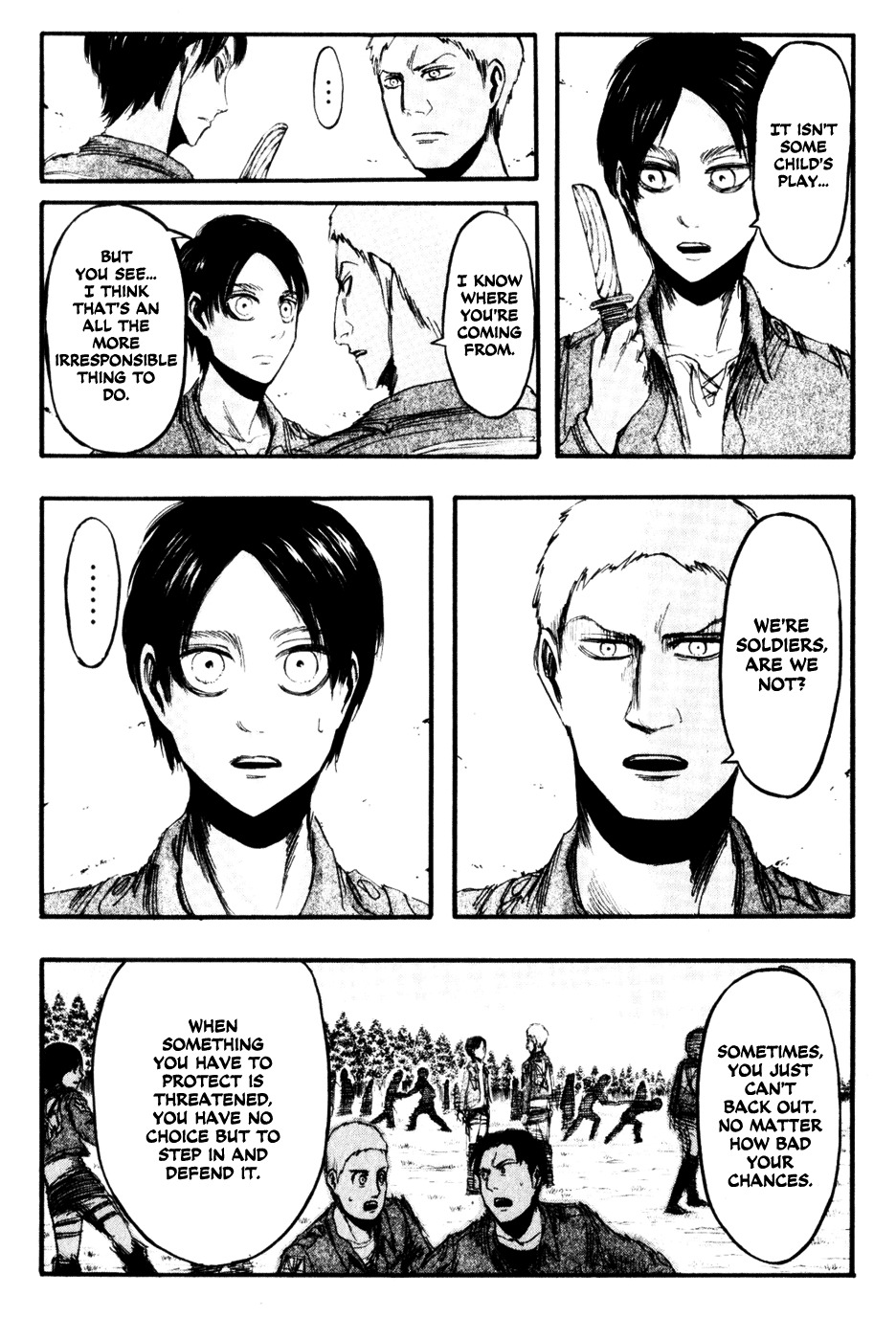 Attack on Titan manga, chapter 17, page 5 of 34