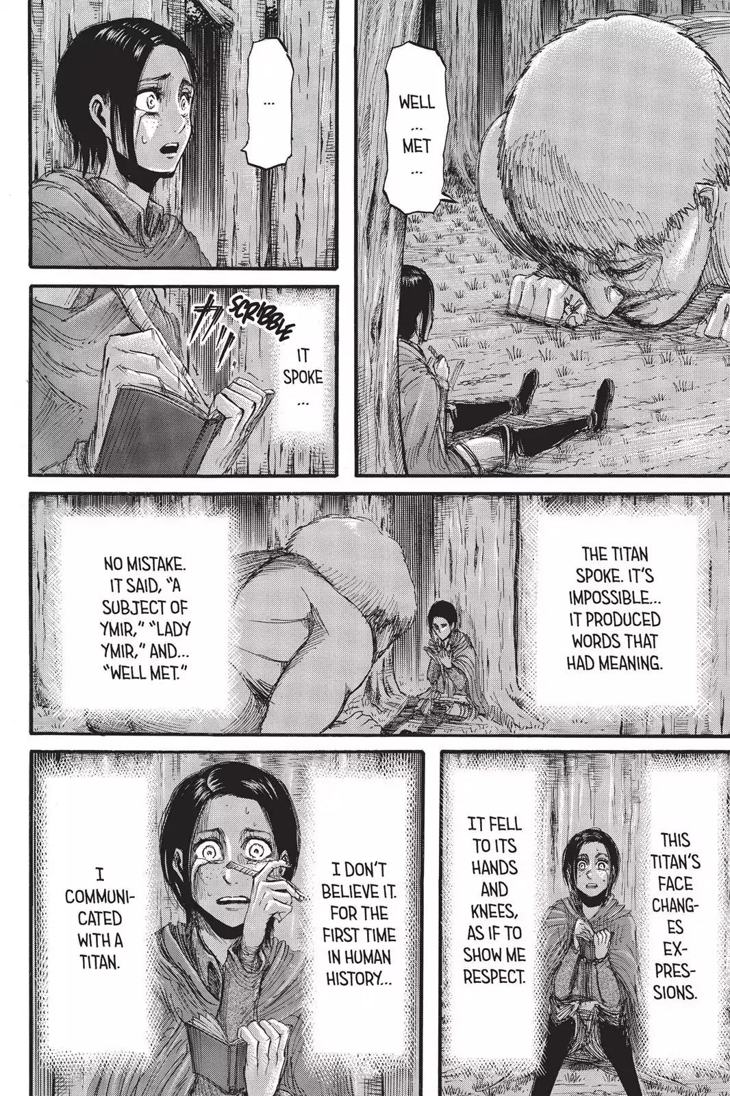Attack on Titan Chapter 18.5 page 14 - Vol.5 Side Story: Ilse's Notebook