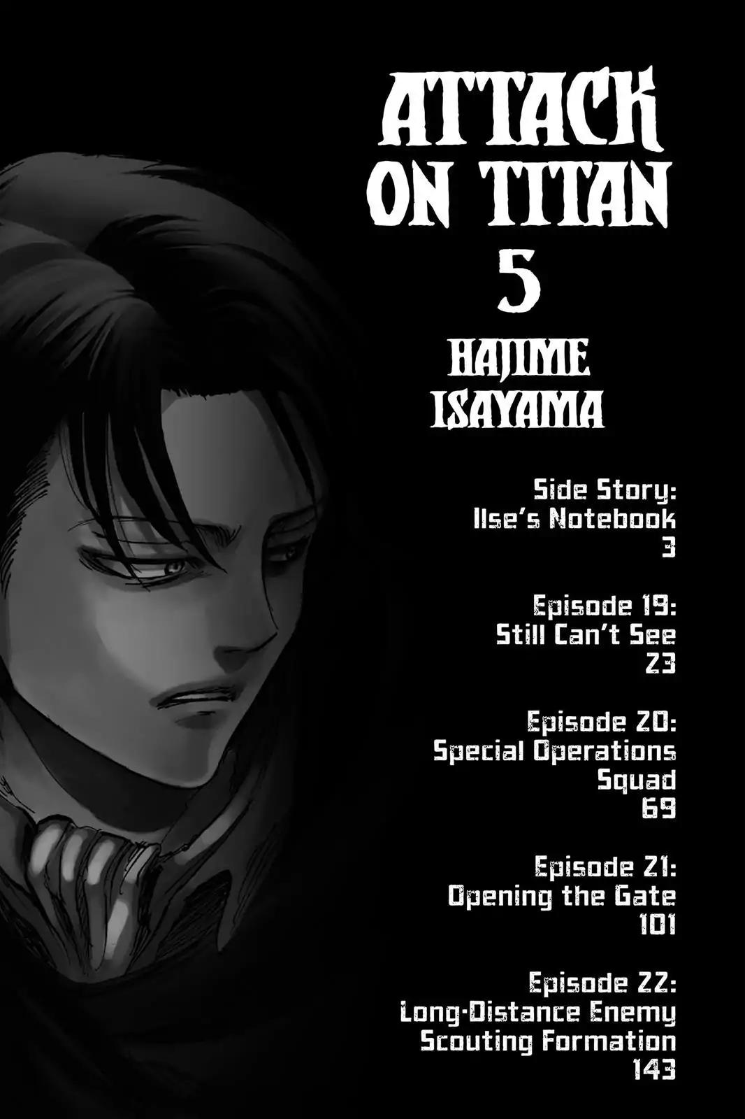 Attack on Titan Chapter 18.5 page 2 - Vol.5 Side Story: Ilse's Notebook
