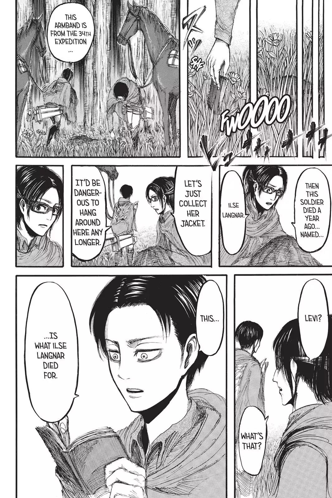 Attack on Titan Chapter 18.5 page 20 - Vol.5 Side Story: Ilse's Notebook