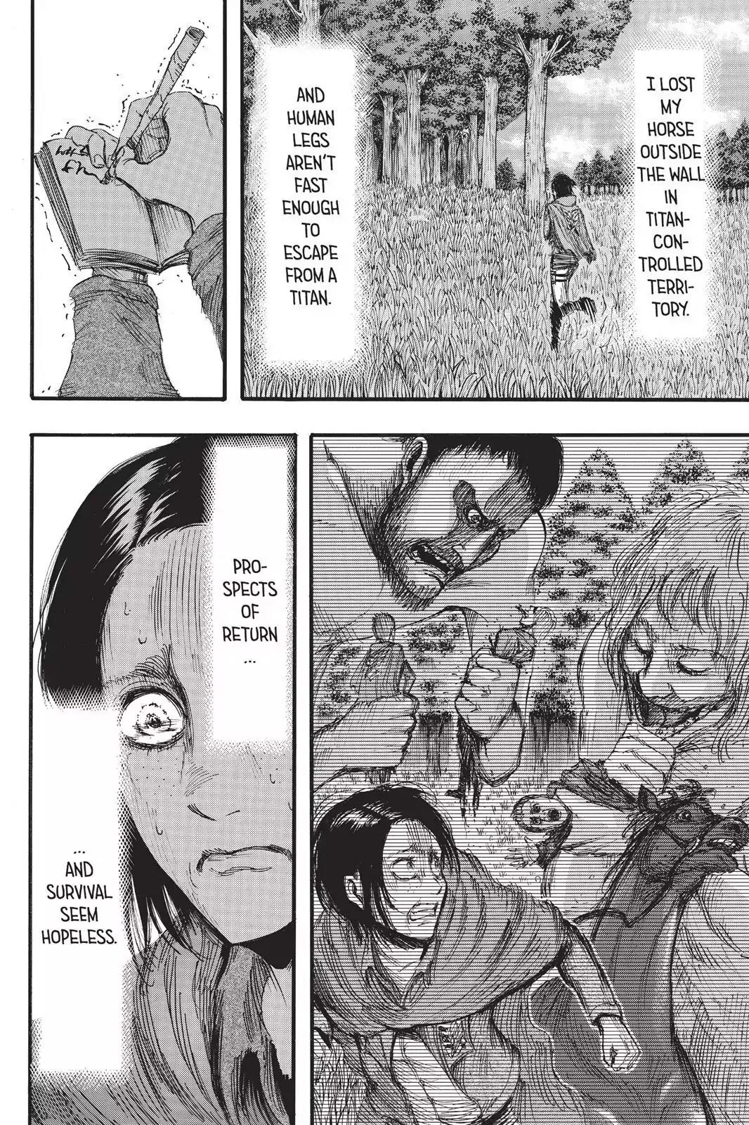 Attack on Titan Chapter 18.5 page 7 - Vol.5 Side Story: Ilse's Notebook