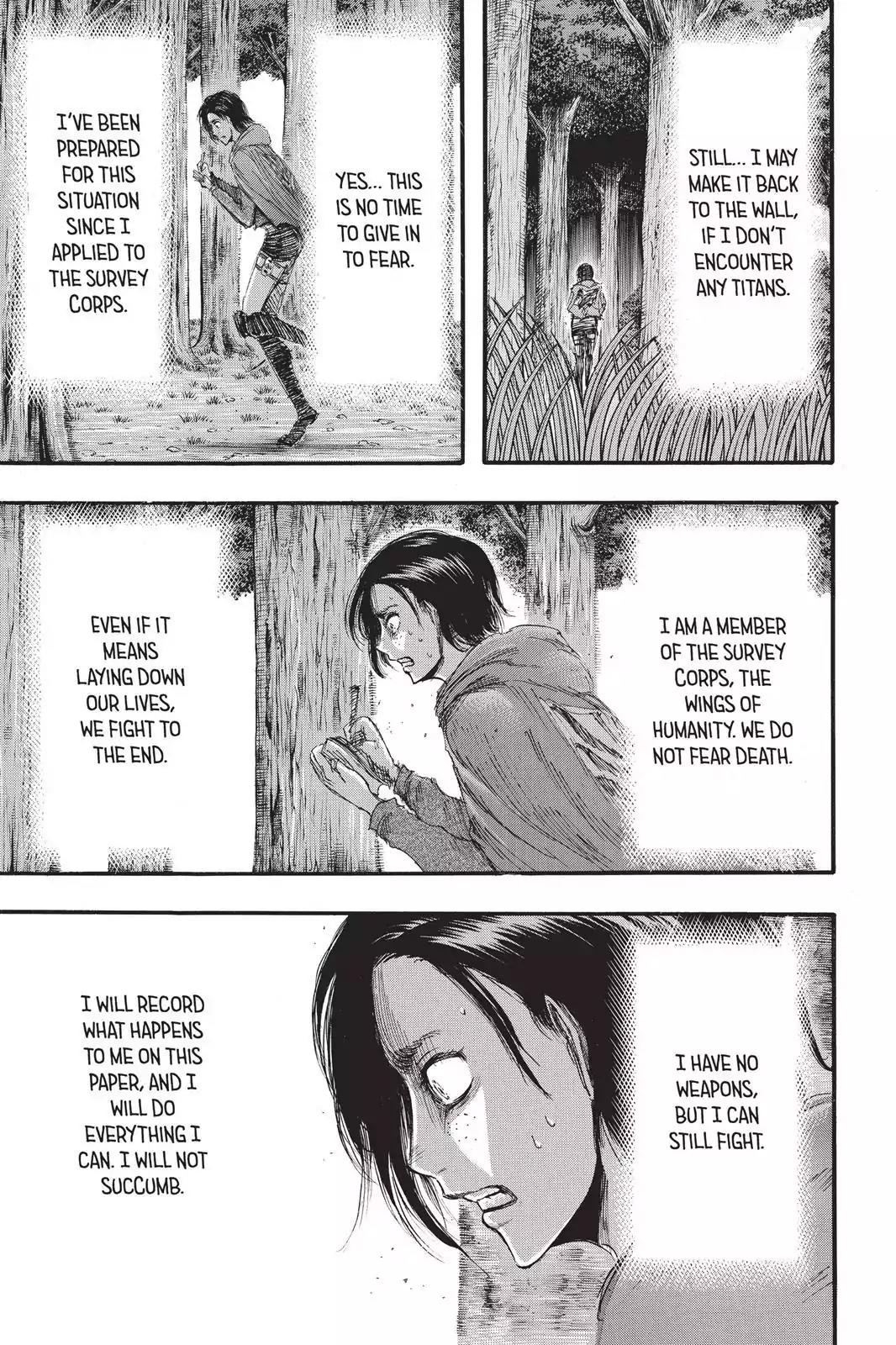 Attack on Titan Chapter 18.5 page 8 - Vol.5 Side Story: Ilse's Notebook
