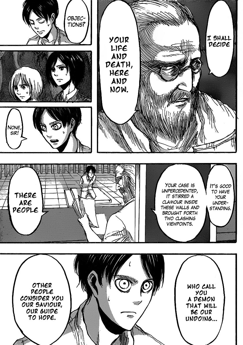 Attack on Titan manga, chapter 19, page 13 of 45