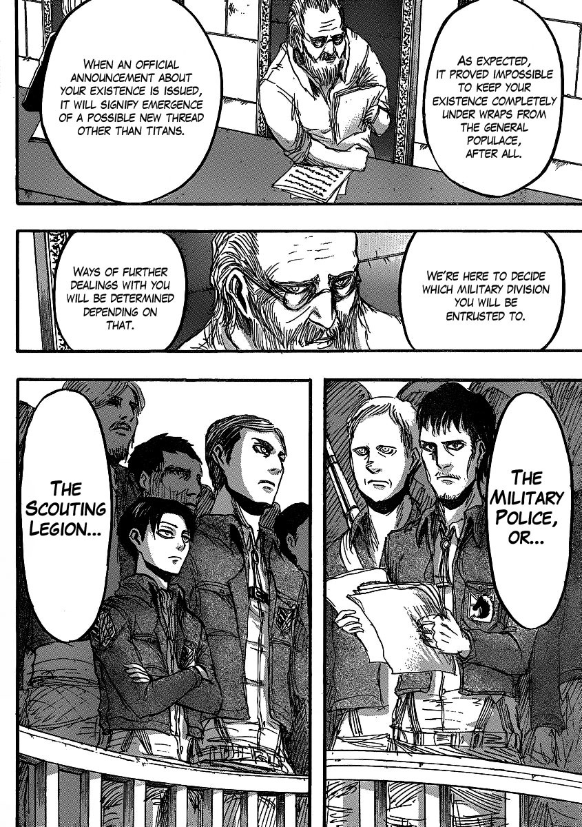 Attack on Titan manga, chapter 19, page 14 of 45