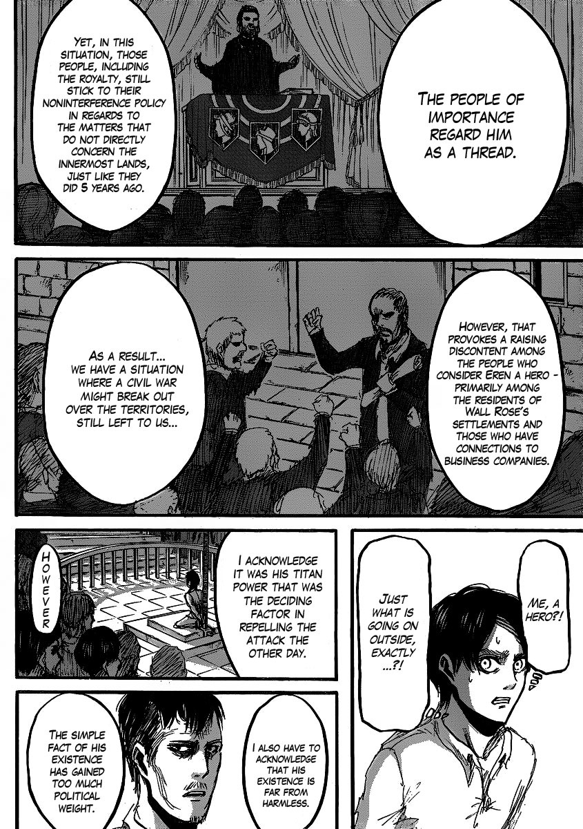 Attack on Titan manga, chapter 19, page 16 of 45