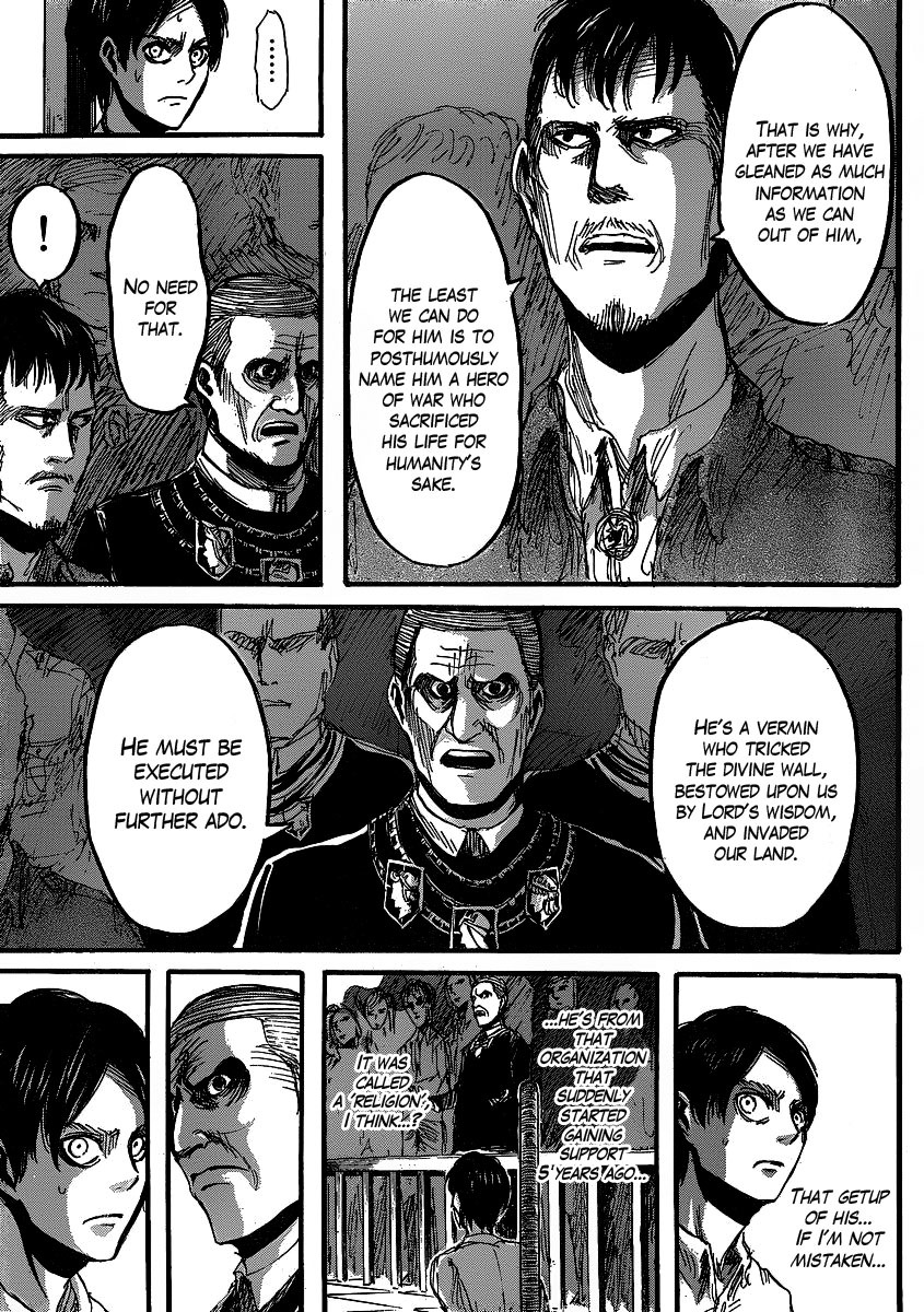 Attack on Titan manga, chapter 19, page 17 of 45