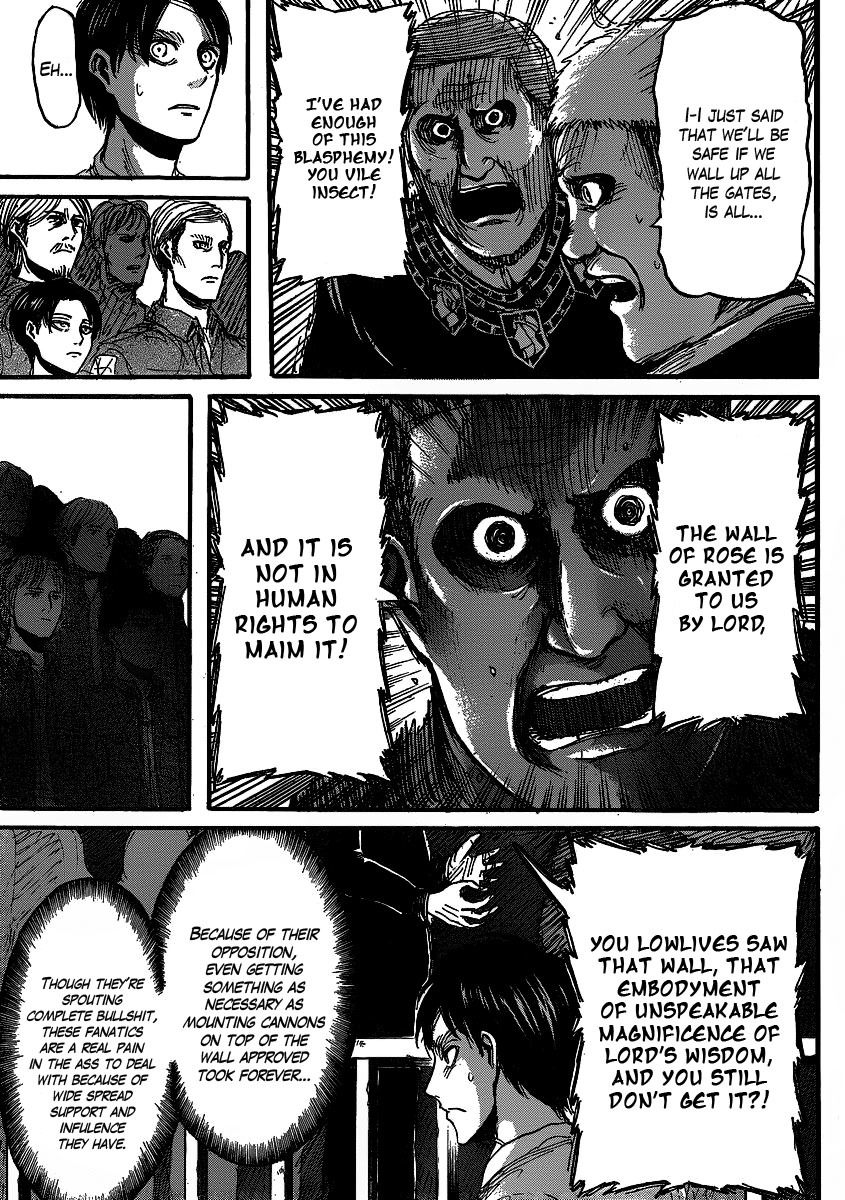 Attack on Titan manga, chapter 19, page 21 of 45