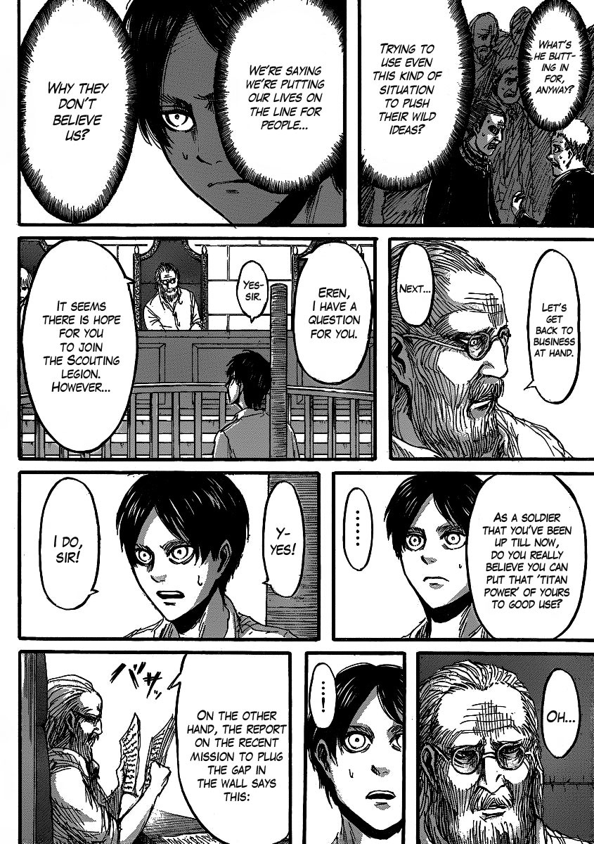 Attack on Titan manga, chapter 19, page 22 of 45