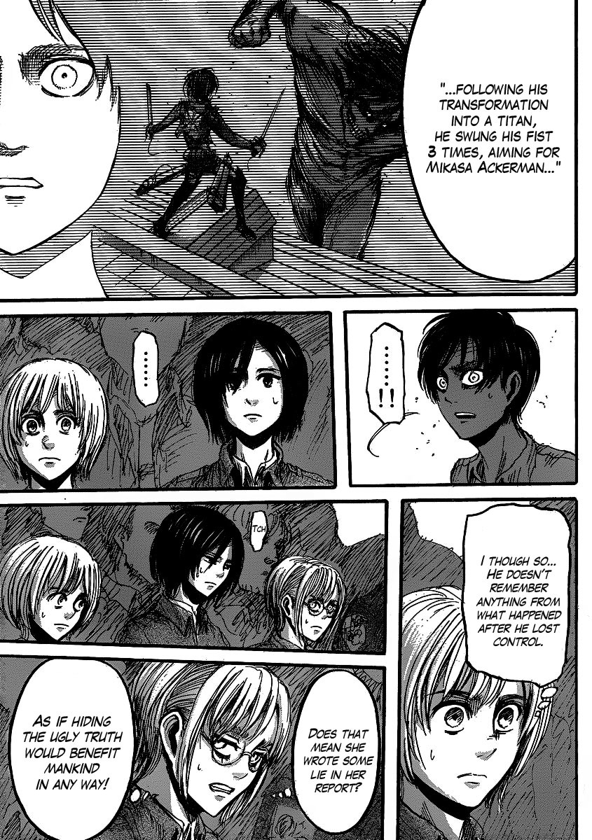 Attack on Titan manga, chapter 19, page 23 of 45
