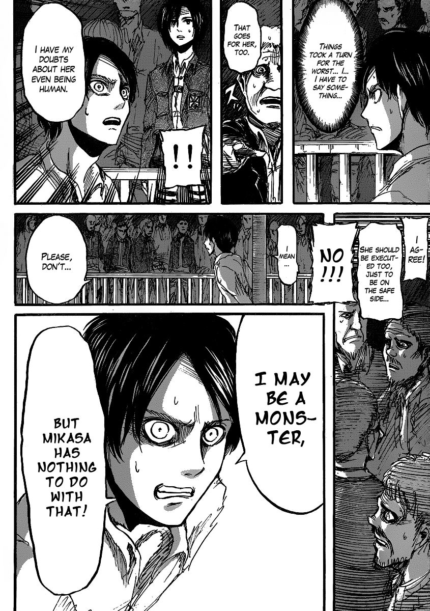 Attack on Titan manga, chapter 19, page 28 of 45