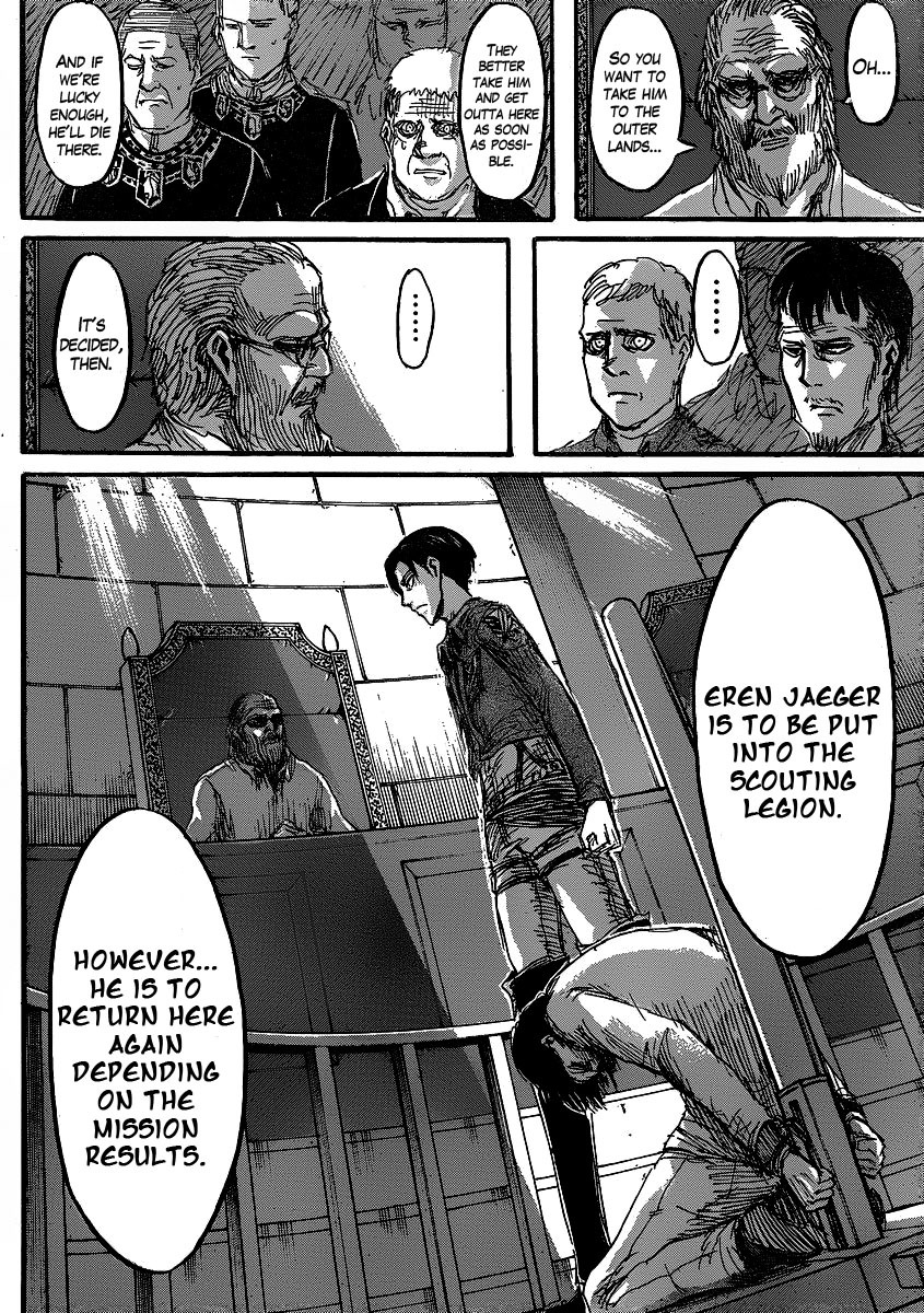 Attack on Titan manga, chapter 19, page 42 of 45