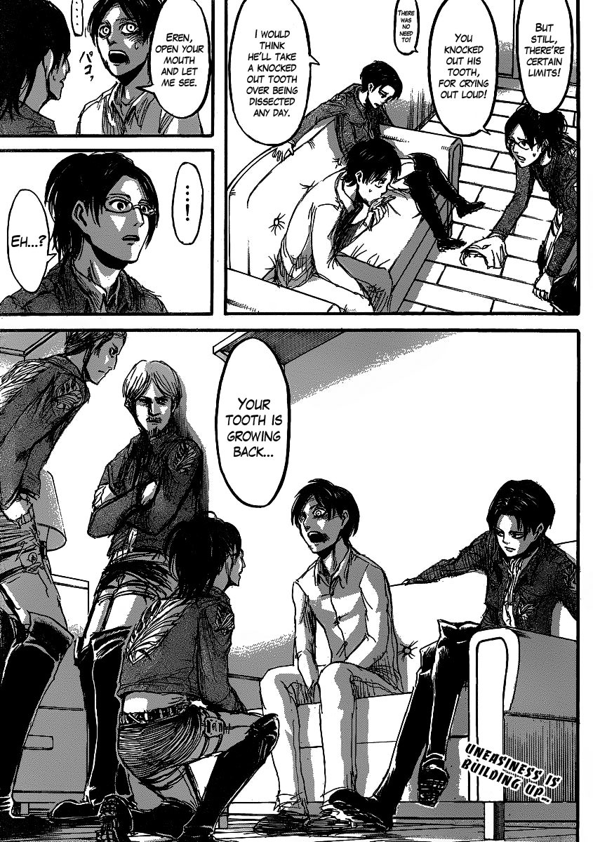 Attack on Titan manga, chapter 19, page 45 of 45