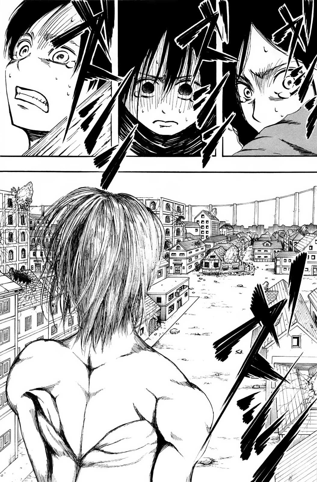 Attack on Titan manga, chapter 2, page 14 of 40